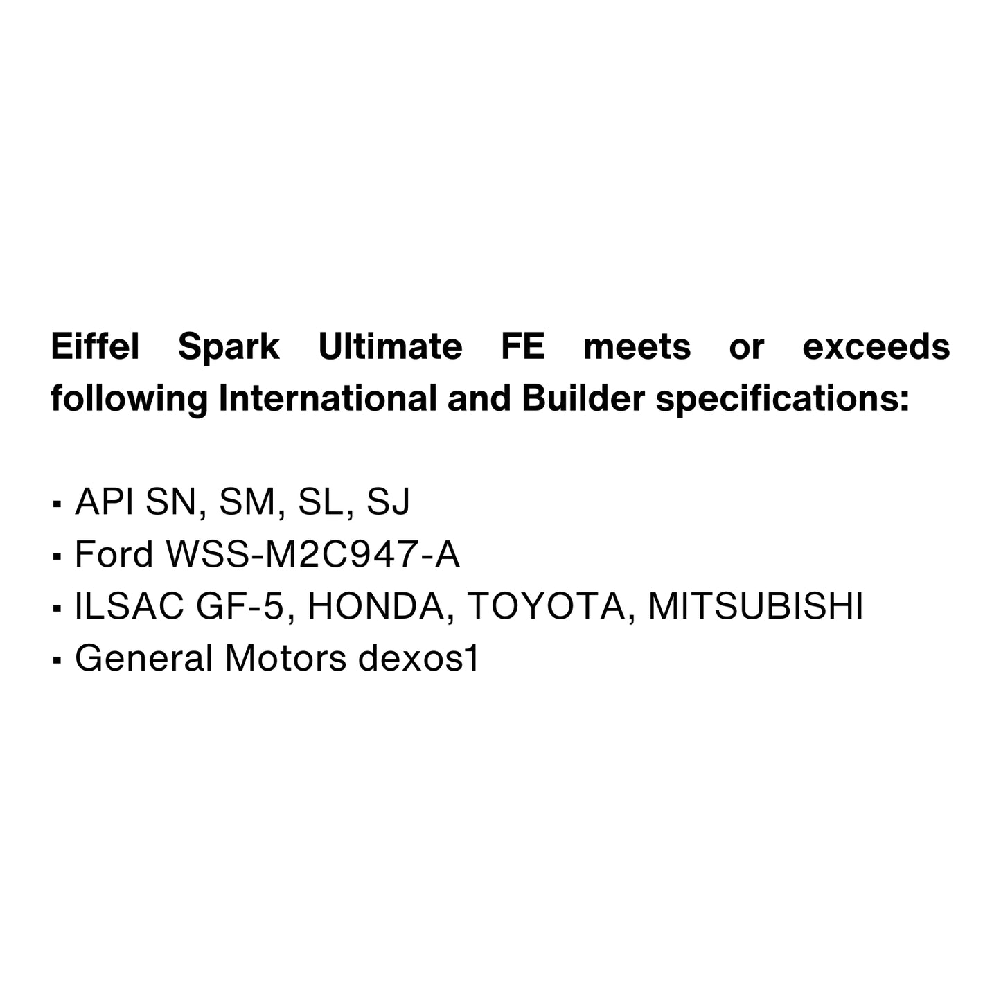 0w20 motor oil specifications