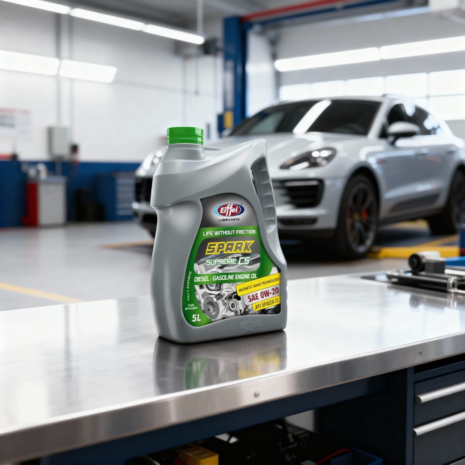 EiffEL SPARK SUPREME C5 SAE 0W-20 Fully Synthetic Engine Oil - 5L