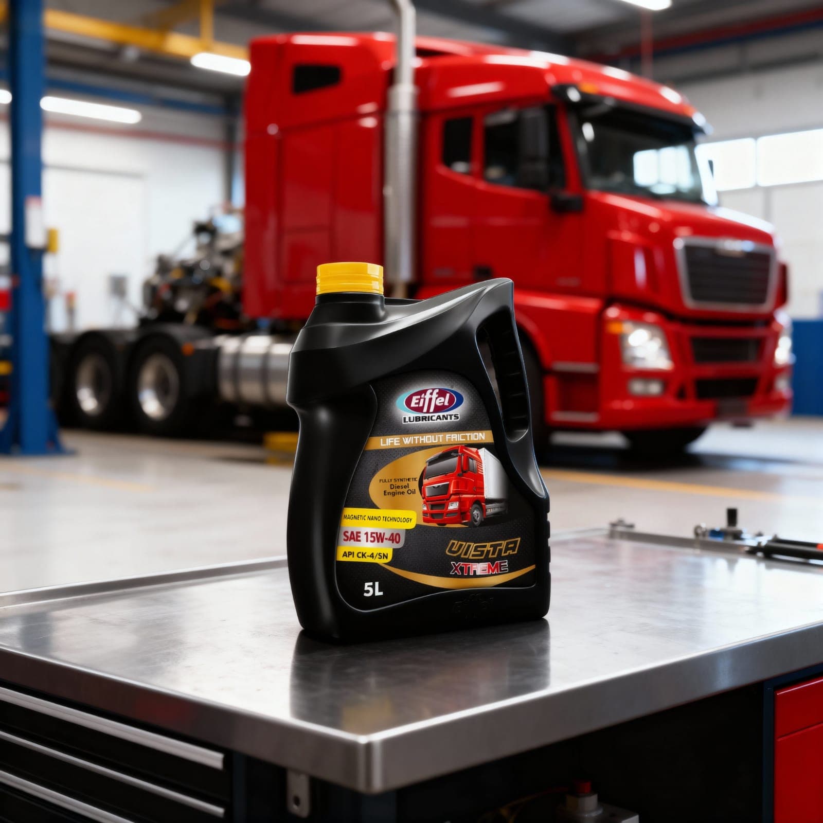 Eiffel Vista Extreme 15W-40 Full Synthetic Diesel Engine Oil CK-4/SN 5L