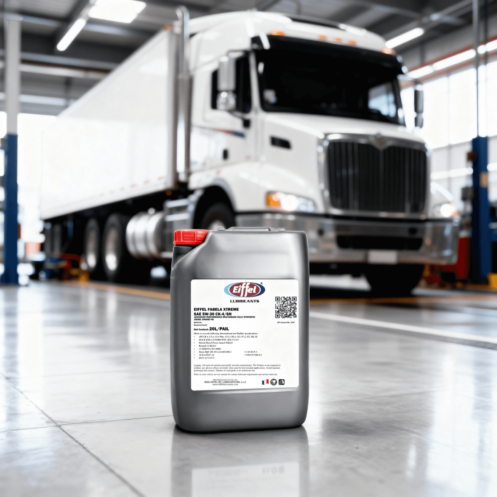 Eiffel Fabela Xtreme 5W-30 CK-4/SN Full Synthetic Diesel Engine Oil – 20L