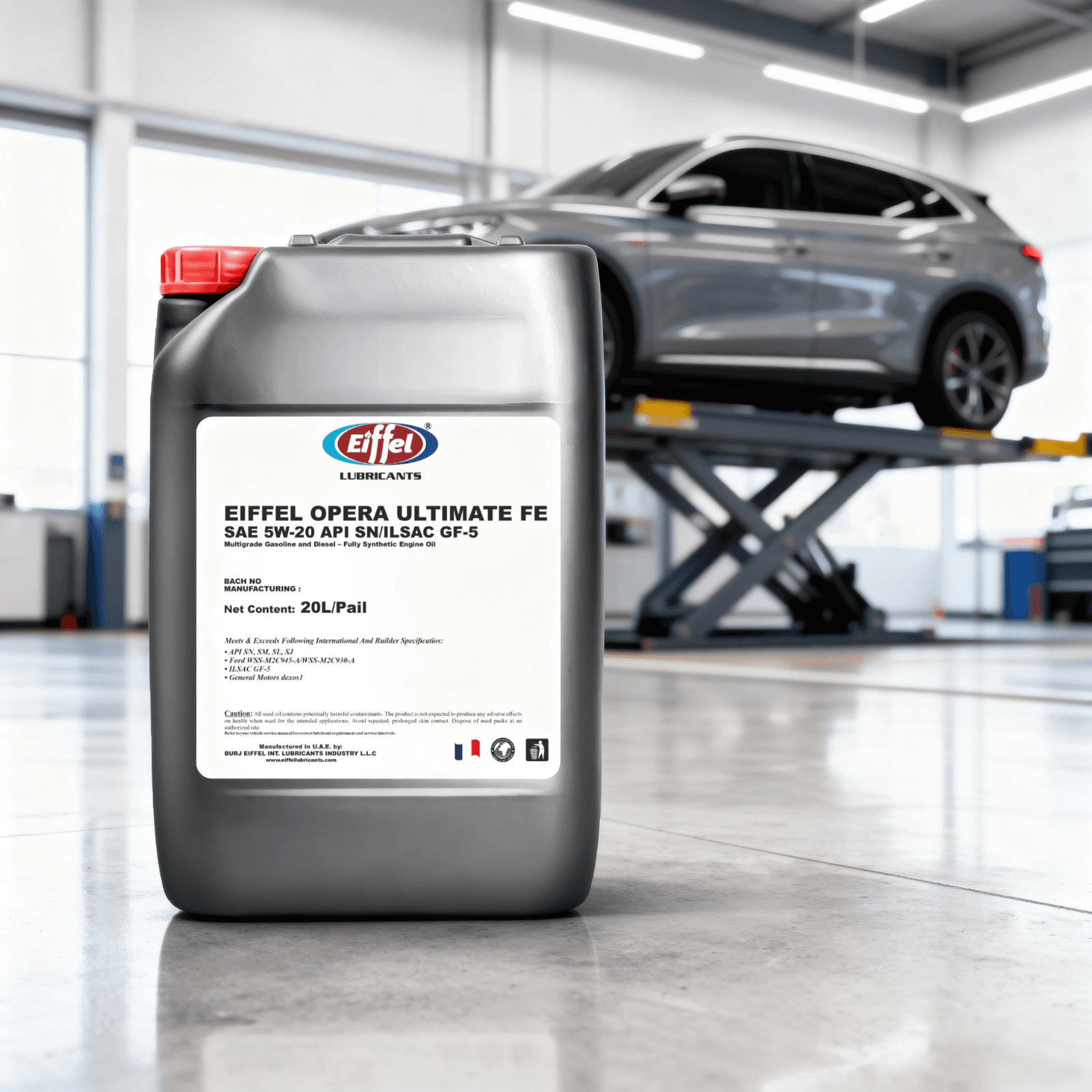 Eiffel Opera Ultimate FE 5W-20 SN/GF-5 Full Synthetic Engine Oil – 20L