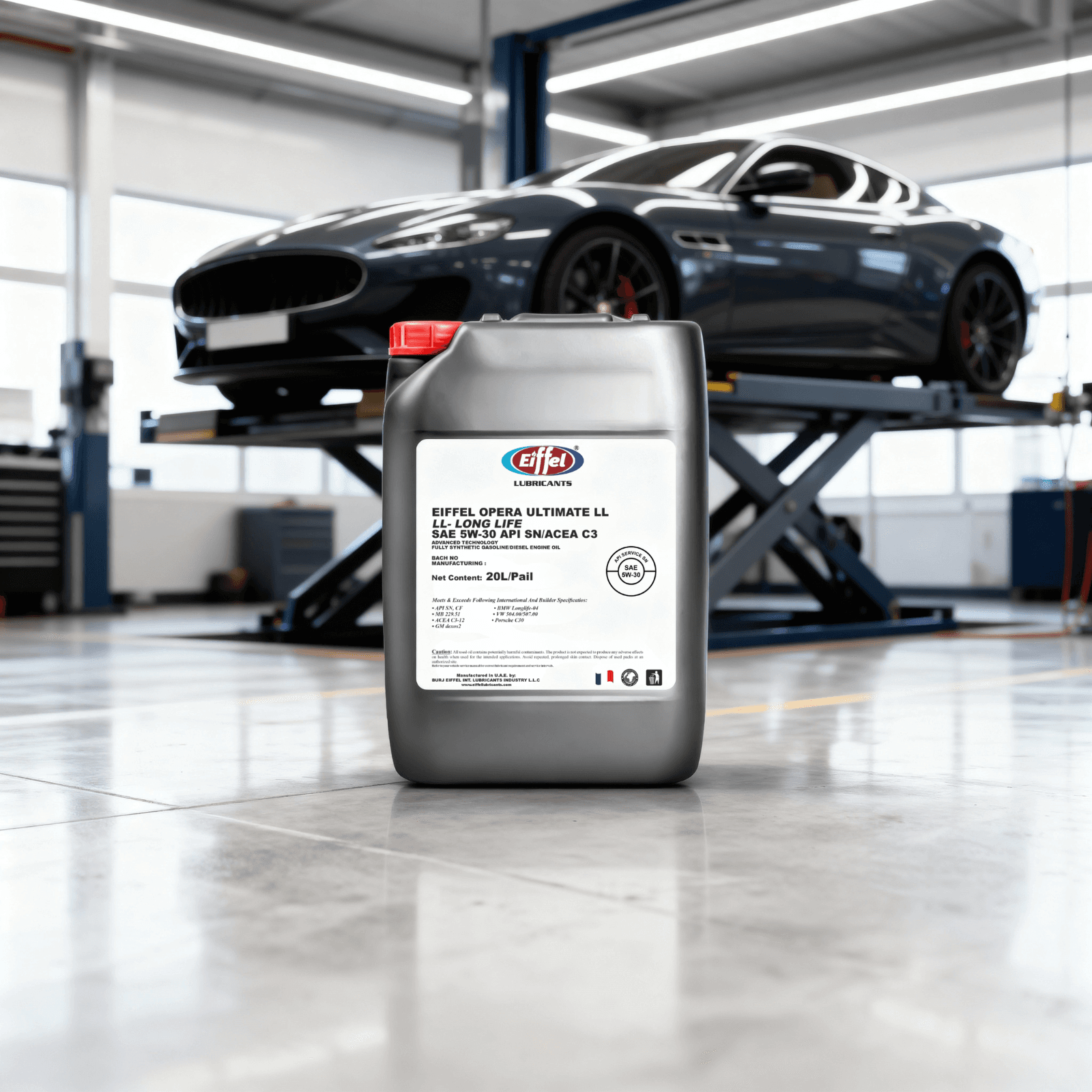 Eiffel Opera Ultimate LL 5W-30 PAO Full Synthetic Engine Oil SN – 20L