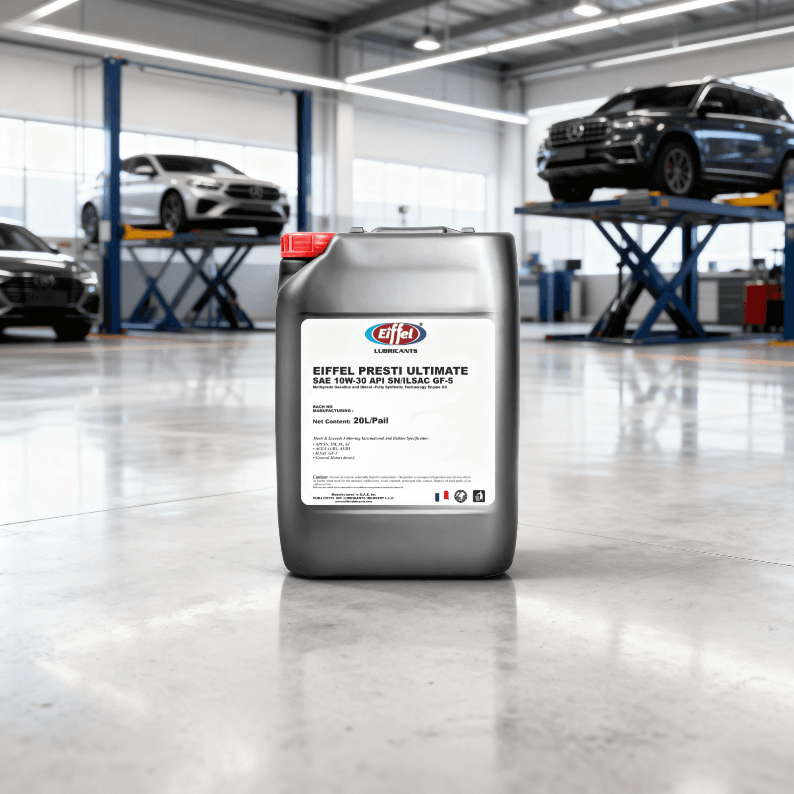 Eiffel Presti Ultimate FE 10W-30 SN/GF-5 Full Synthetic Engine Oil – 20L