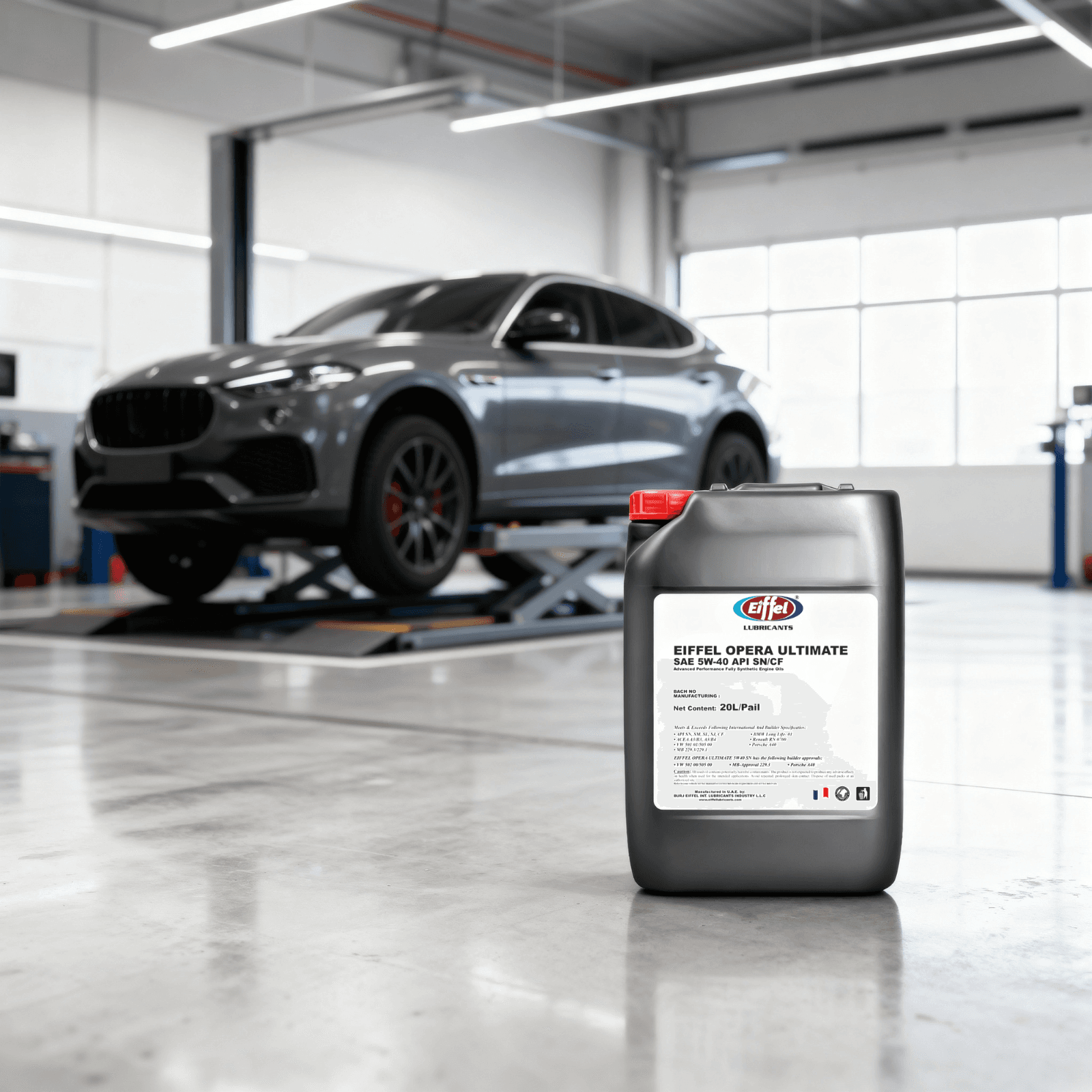 Eiffel Opera Ultimate 5W-40 SN/CF Full Synthetic Engine Oil – 20L