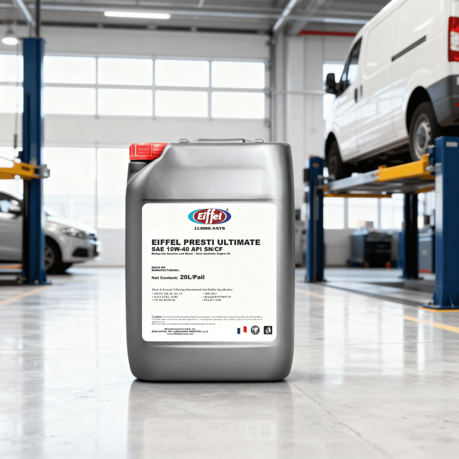 Eiffel Presti Ultimate 10W40 Semi-Synthetic Engine Oil SN/CF - 20L