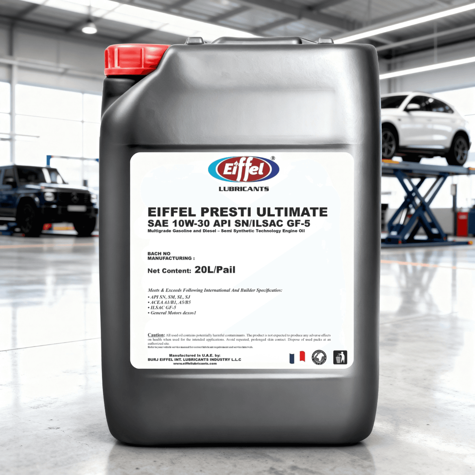 Eiffel Presti Ultimate 10W30 Semi-Synthetic Engine Oil SN/GF-5 - 20 L