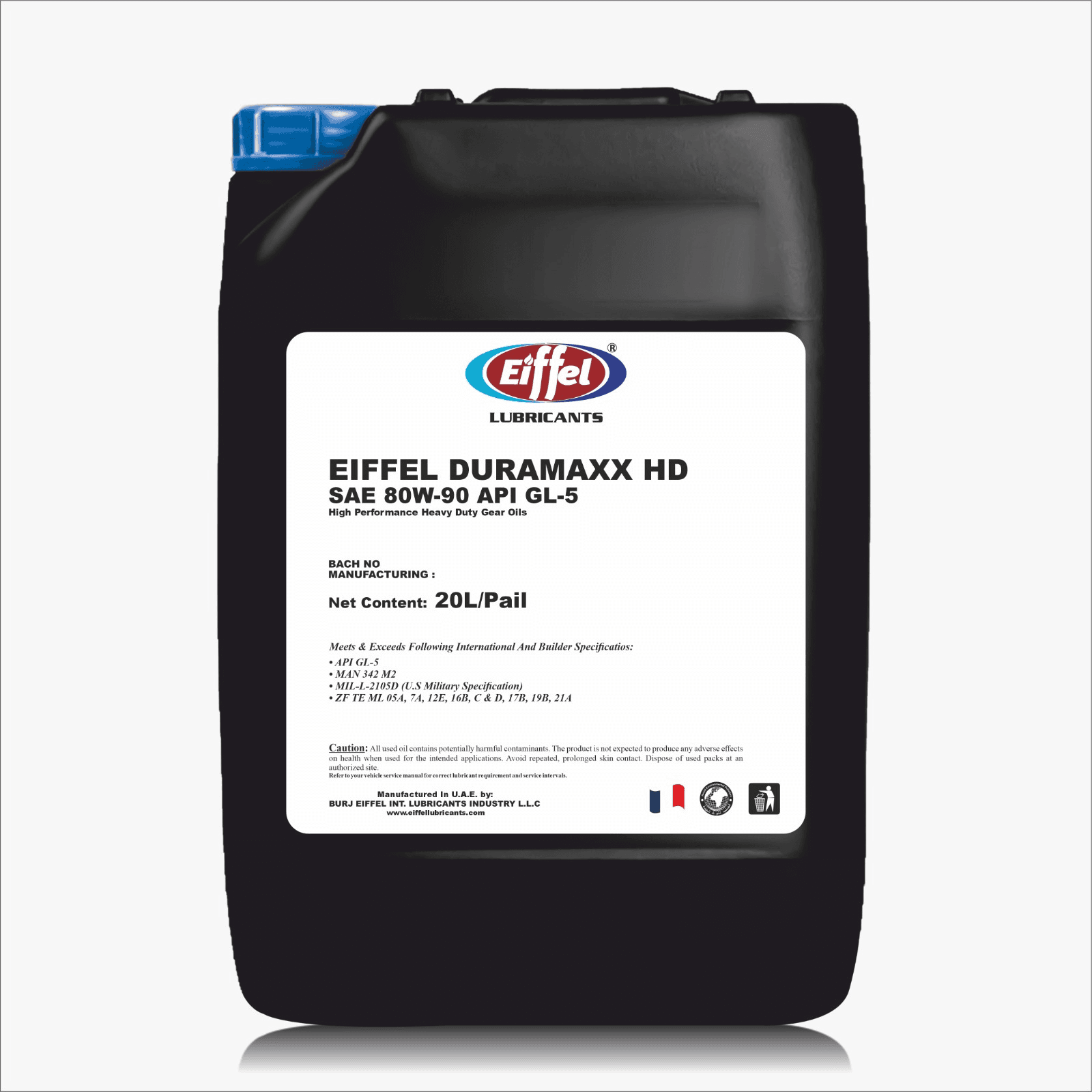 Eiffel Dura Maxx HD 80W90 GL-5 Gear Oil - 20 Litre main image
