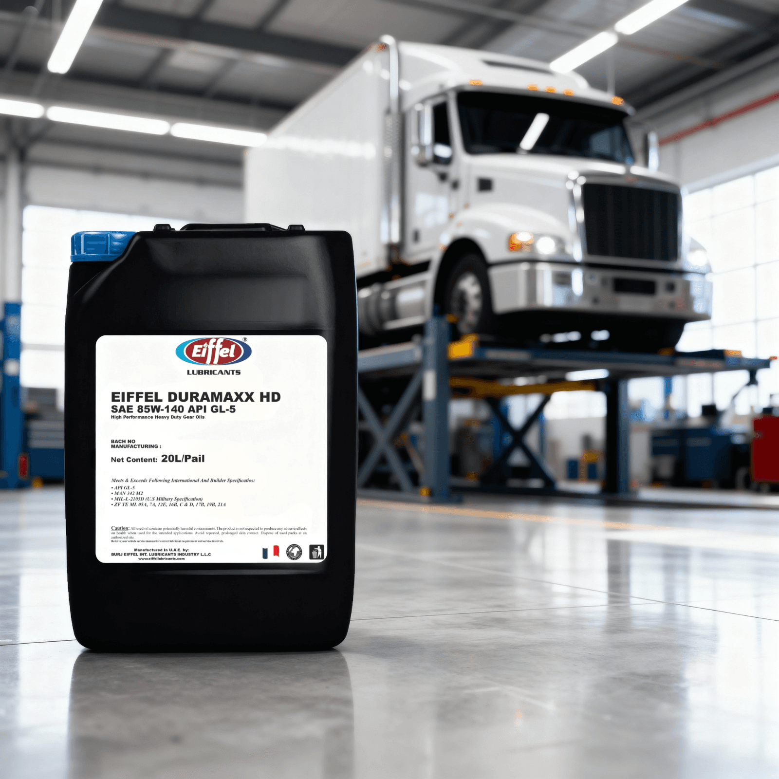 Eiffel Dura Maxx HD 85W-140 GL-5 Heavy Duty Gear Oil - 20L