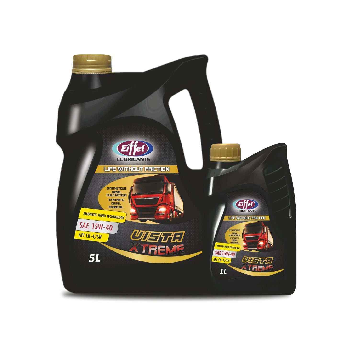 Eiffel Vista Extreme 15W-40 Full Synthetic Diesel Oil CK-4/SN 5L IMAGE