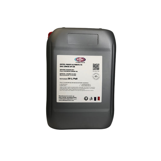 EIFFEL PRESTI ULTIMATE SAE 10W30 API ILSAC SEMI SYNTHETIC ENGINE OIL SIDE VIEW