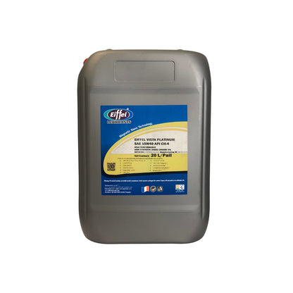 Eiffel Vista Platinum 15W-40 Semi-Synthetic Diesel Oil CH-4/SL - 20L 