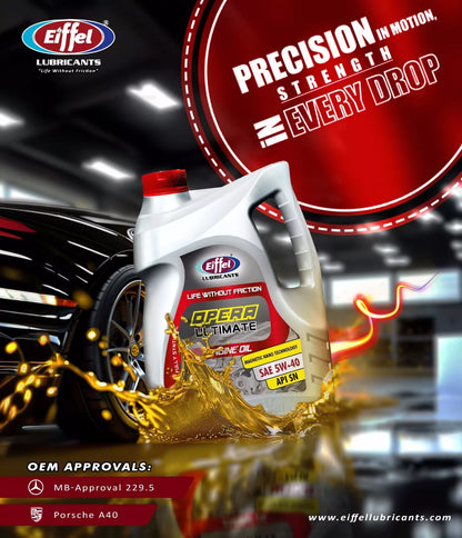 5W40 Full Synthetic Engine Oil SN/CF - 5 litres
